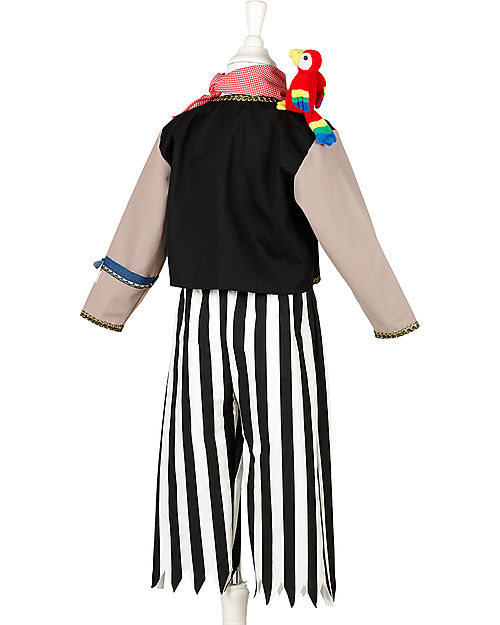Souza! Duncan Pirate Costume - Multicolor - Parrot Included 
