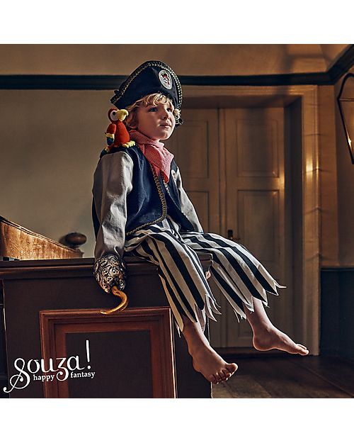 Souza! Jean Hook for Pirate Costume - Gray - Rich in Details Dressing Up & Role Play