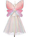 Souza! Louanne the Elf Costume - Multicolor - Wings and Dress with Sparkly Details Dressing Up & Role Play
