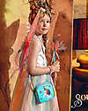 Souza! Louanne the Elf Costume - Multicolor - Wings and Dress with Sparkly Details Dressing Up & Role Play