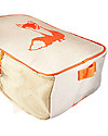 SoYoung Raw Linen Toddler Backpack, Orange Fox - Machine washable! Backpack