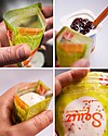 Squiz Eco-friendly Reusable Food Pouch - Kitty Cat - 130 ml Food Containers