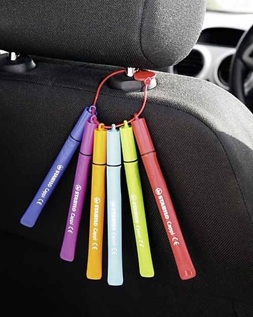 Stabilo Cappi Markers - Never Lose the Cap Again, case of 12 Draw And Color