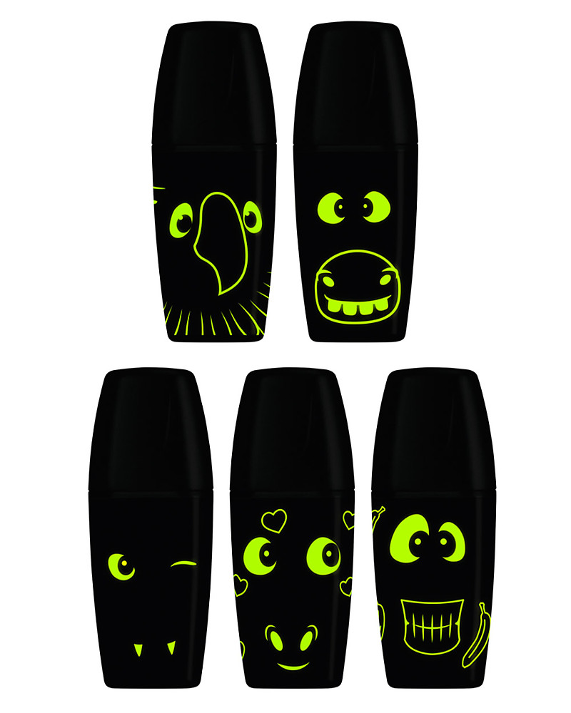 Stabilo Case With 5 Mini Funnimals Markers With Cute Animals Unisex