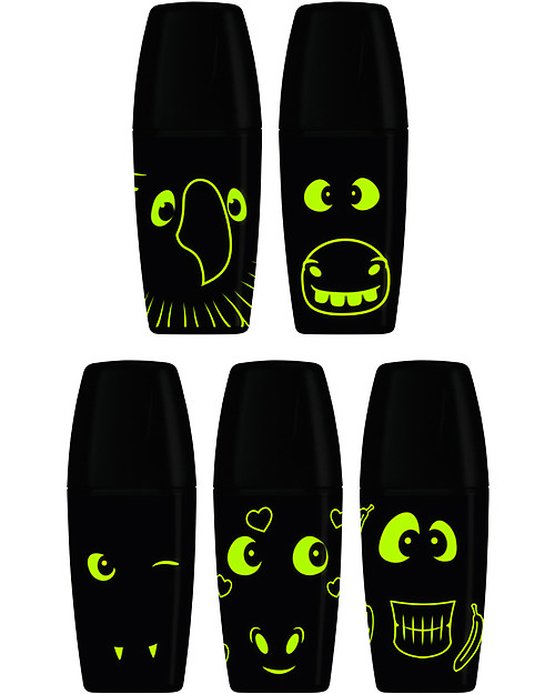Stabilo Case with 5 Mini Funnimals Markers with Cute Animals Draw And Color
