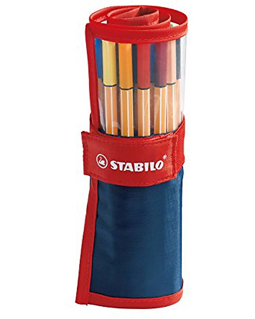 Stabilo Point 88 Pens, Rollerset of 25 -assorted colours Draw And Color