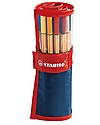 Stabilo Point 88 Pens, Rollerset of 25 -assorted colours Draw And Color