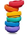 Stapelstein 6-Piece Mini Stacking Set - Rainbow Set - Classic - Perfect for Balance Games Balance Toys_