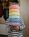 Stapelstein 6-Piece Mini Stacking Set - Rainbow Set - Pastel - Perfect for Balance Games Balance Toys_