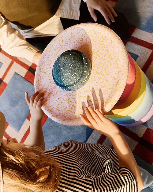 Stapelstein 8-Piece Standard Set - Spring Special - Rainbow Pastel - Sustainable Material Balance Toys_