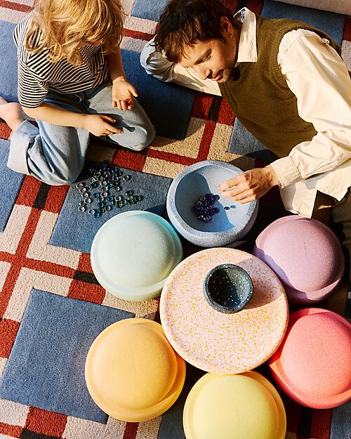 Stapelstein 8-Piece Standard Set - Spring Special - Rainbow Pastel - Sustainable Material Balance Toys_