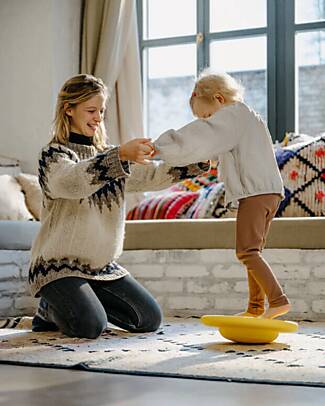 Stapelstein Balance Board - Yellow - Ideal for balance exercises! Balance Toys_
