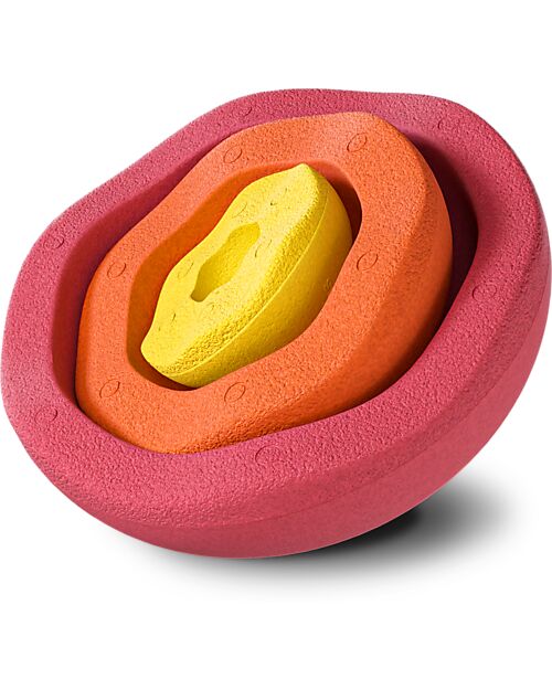 Stapelstein Balance Steps Inside - Warm Classic - Three Different Dimensions! Balance Toys_