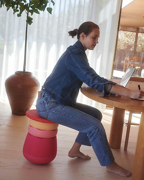 Stapelstein Dynamic Seat Base - Pink - Improves balance and posture Balance Toys_