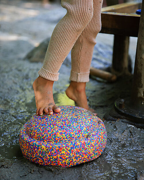 Stapelstein Original Confetti Classic - Green Edition - Expanded polypropylene - Ideal for balance exercises! Balance Toys_