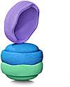 Stapelstein Original Cool Classic - Green Edition - Recyclable Polypropylene - Ideal for balance exercises! Balance Toys_