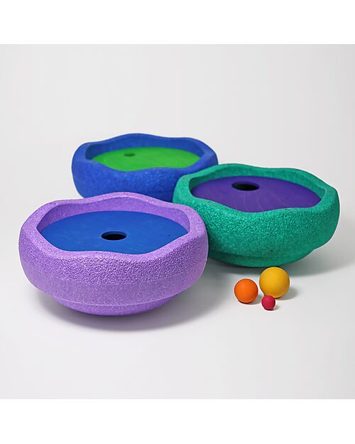 Stapelstein Original Cool Classic + Rolling Discs Set - Cool Classic Balance Toys_