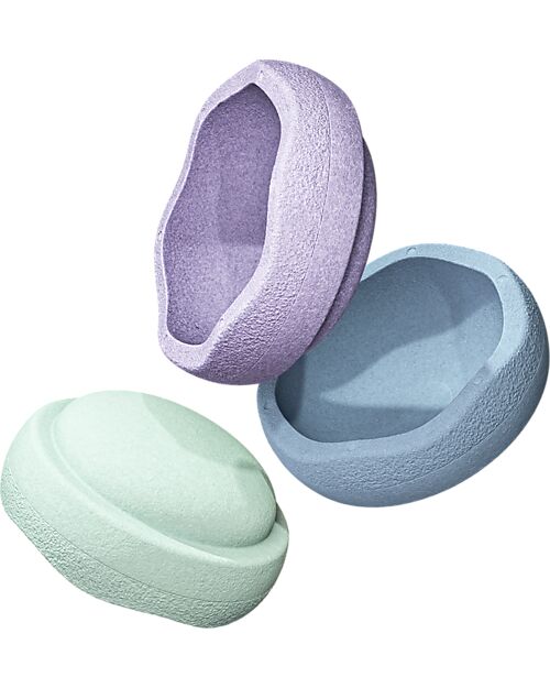 Stapelstein Original Cool Pastel - Recyclable Polypropylene - Ideal for balance exercises! Balance Toys_