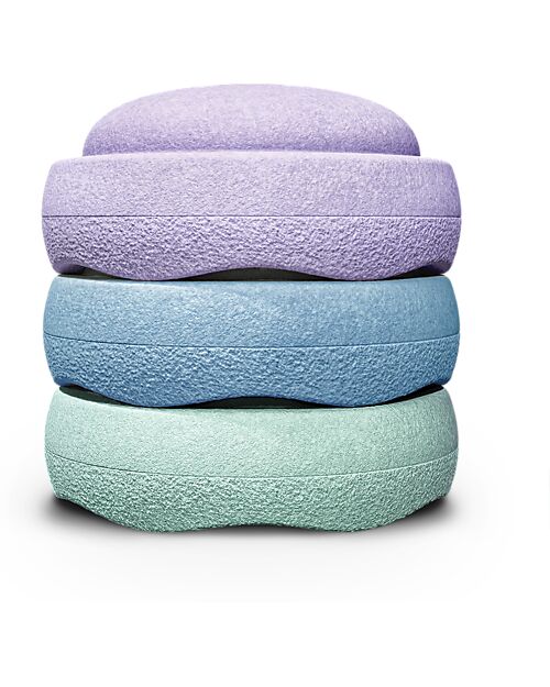 Stapelstein Original Cool Pastel - Recyclable Polypropylene - Ideal for balance exercises! Balance Toys_