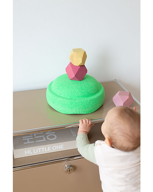 Stapelstein Original Green - Expanded polypropylene - Ideal for balance exercises! Balance Toys_