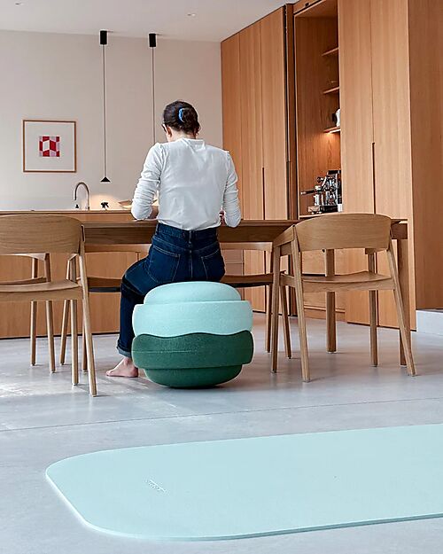 Stapelstein Original Grow Duo - Greens - 100% Recyclable Balance Toys_