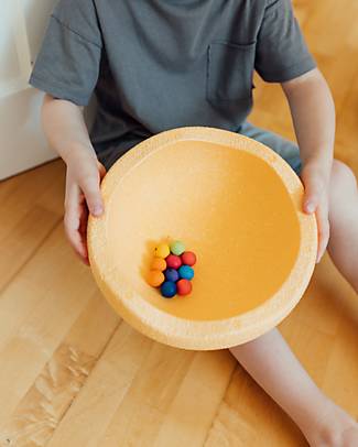 Stapelstein Original Light Orange - Expanded Polypropylene - Ideal for balance exercises! Balance Toys_