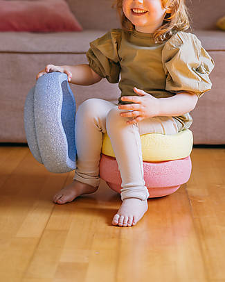 Stapelstein Original Primary Pastel - Recyclable Polypropylene - Ideal for balance exercises! Balance Toys_