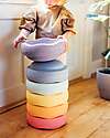 Stapelstein Original Rainbow Pastel - Recyclable Polypropylene - Ideal for balance exercises! Balance Toys_