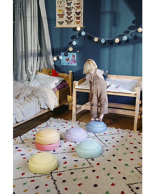 Stapelstein Original Rainbow Pastel - Recyclable Polypropylene - Ideal for balance exercises! Balance Toys_