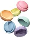 Stapelstein Original Rainbow Pastel - Recyclable Polypropylene - Ideal for balance exercises! Balance Toys_