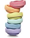 Stapelstein Original Rainbow Pastel - Recyclable Polypropylene - Ideal for balance exercises! Balance Toys_
