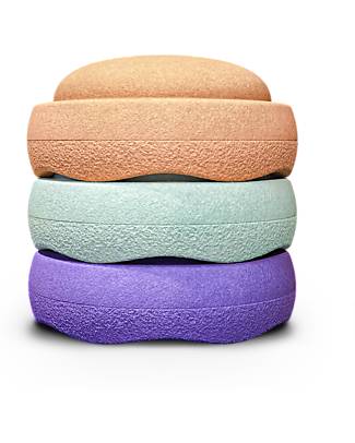 Stapelstein Original Secondary Pastel - Recyclable Polypropylene - Ideal for balance exercises! Balance Toys_