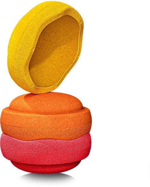 Stapelstein Original Warm Classic - Recyclable Polypropylene - Ideal for balance exercises! Balance Toys_