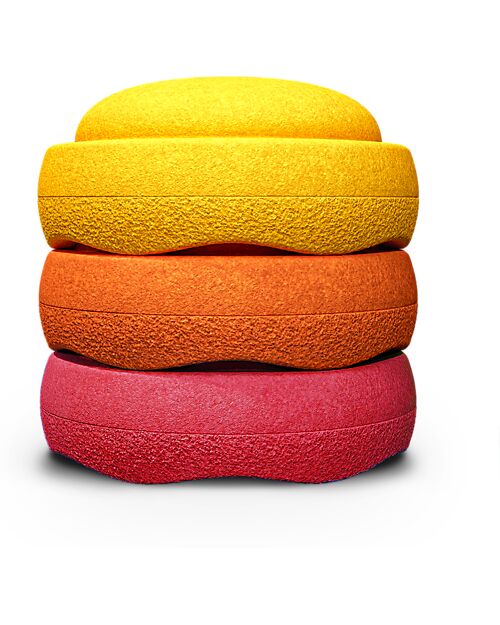 Stapelstein Original Warm Classic - Recyclable Polypropylene - Ideal for balance exercises! Balance Toys_