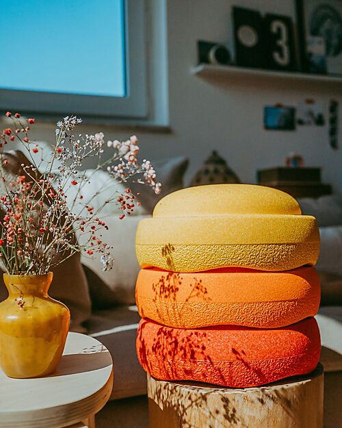 Stapelstein Original Warm Classic - Recyclable Polypropylene - Ideal for balance exercises! Balance Toys_