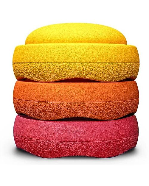 Stapelstein Original Warm Classic - Recyclable Polypropylene - Ideal for balance exercises! Balance Toys_