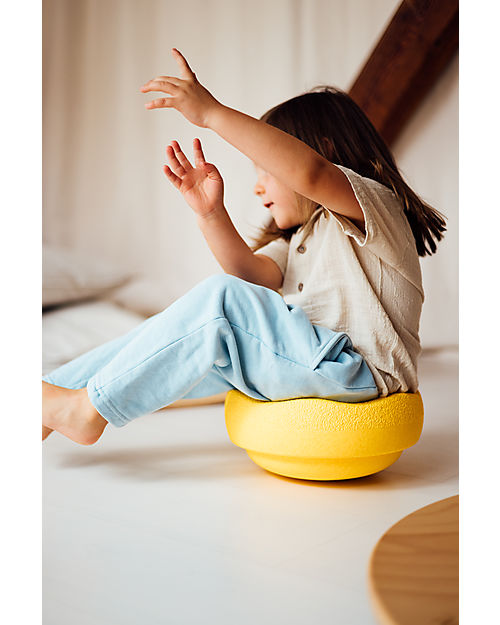 Stapelstein Original Yellow - Expanded polypropylene - Ideal for balance exercises! Balance Toys_