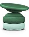 Stapelstein Set of 2 Stackable Elements + Balance Board - Green - Ideal for Balance Exercises Balance Toys_