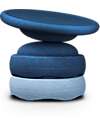 Stapelstein Set of 2 Stackable Elements + Balance Board - Water - Ideal for Balance Exercises Balance Toys_