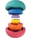Stapelstein Set of 6 Balance Steps Inside - Rainbow Classic - Three Different Dimensions! Balance Toys_