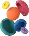 Stapelstein Set of 6 Balance Steps Inside - Rainbow Classic - Three Different Dimensions! Balance Toys_