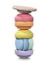 Stapelstein Set of 6 Stackable Elements + Board - Rainbow Pastel Edition - Ideal for balance exercises Balance Toys_