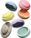 Stapelstein Set of 6 Stackable Elements + Board - Rainbow Pastel Edition - Ideal for balance exercises Balance Toys_