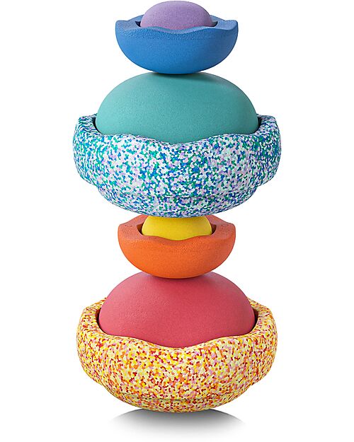 Stapelstein Set of 8 Elements - Inside Set - Classic Balance Toys_