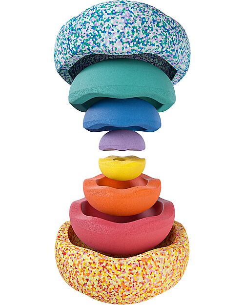 Stapelstein Set of 8 Elements - Inside Set - Classic Balance Toys_