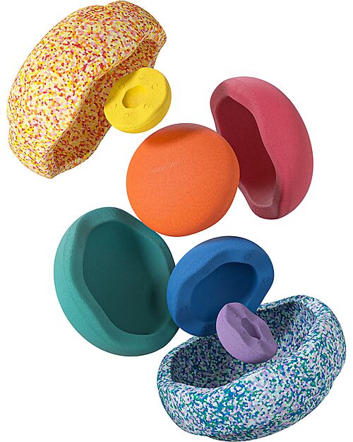 Stapelstein Set of 8 Elements - Inside Set - Classic Balance Toys_