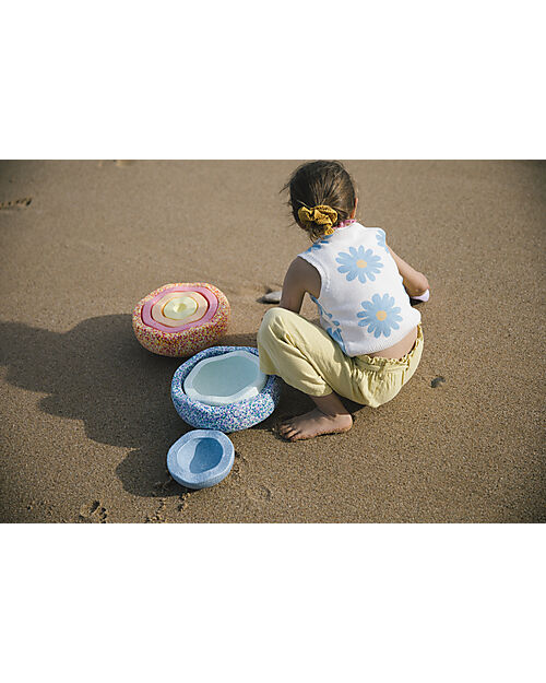 Stapelstein Set of 8 Elements - Inside Set - Pastel Balance Toys_