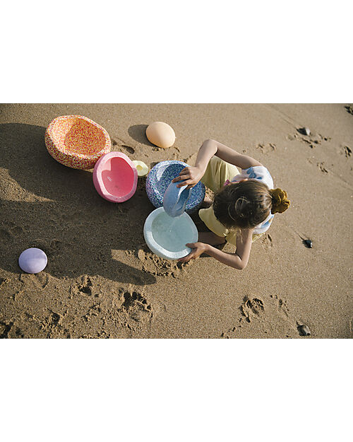 Stapelstein Set of 8 Elements - Inside Set - Pastel Balance Toys_