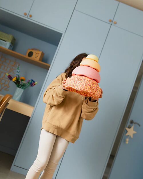 Stapelstein Set of Elements - Warm Pastel Original Super Warm - Designed to Promote Development Balance Toys_