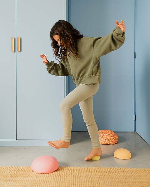 Stapelstein Set of Elements - Warm Pastel Original Super Warm - Designed to Promote Development Balance Toys_